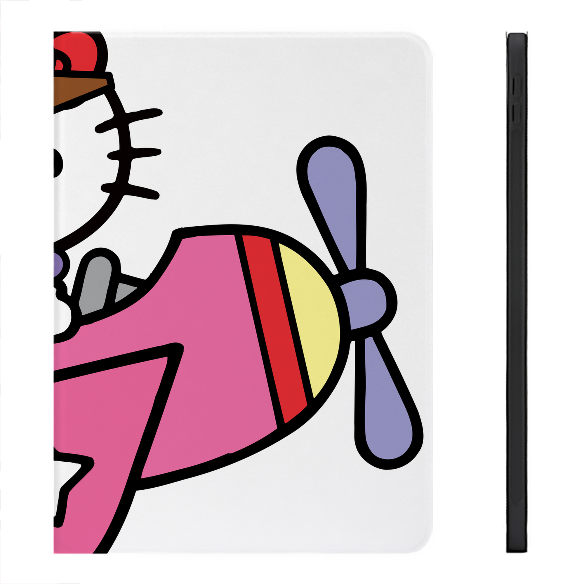 （画像用） Hello Kitty ハローキティ IPadケース ペンホルダー付き ブックスタイルデザイン